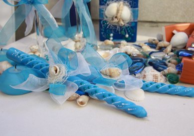 Свечи Морская рапсодия J57724 - Студия дизайна и декора Jeune Boutique